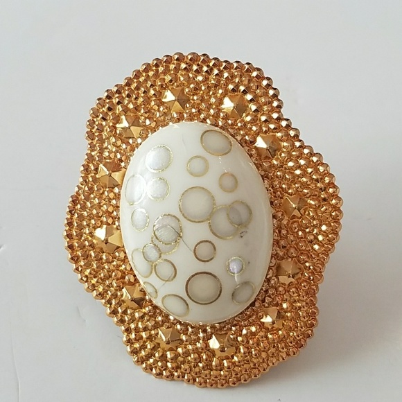 GASOLINE GLAMOUR bubbles cab RING - Picture 1 of 5